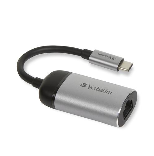 Verbatim USB-C to Gigabit Ethernet Adapter 10 cm Cable