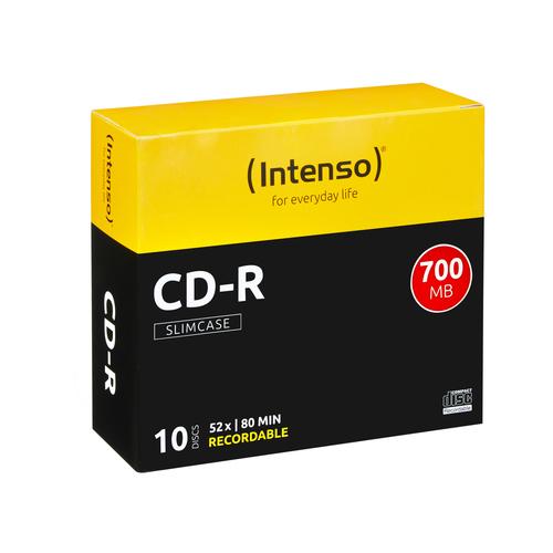 Intenso CD-R 700MB 10pcs Slimcase
