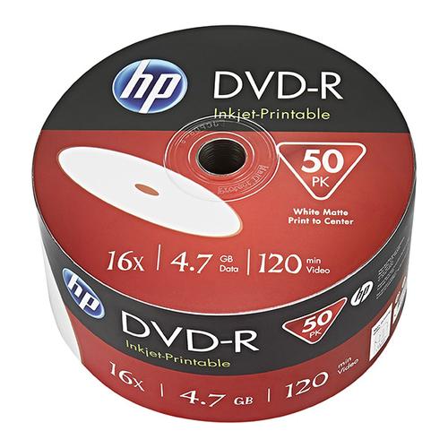 HP DME00070WIP blank DVD 4.7 GB DVD+R, 50-pack