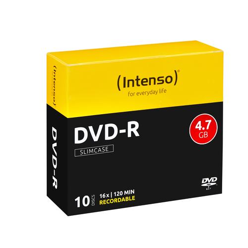 Intenso DVD-R 4.7GB, 16x, 10-pack