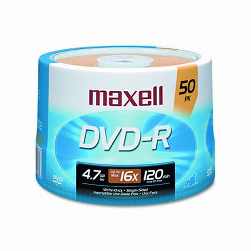 MAXELL DVD-R 4.7GB 16x Spindle Pack of 50