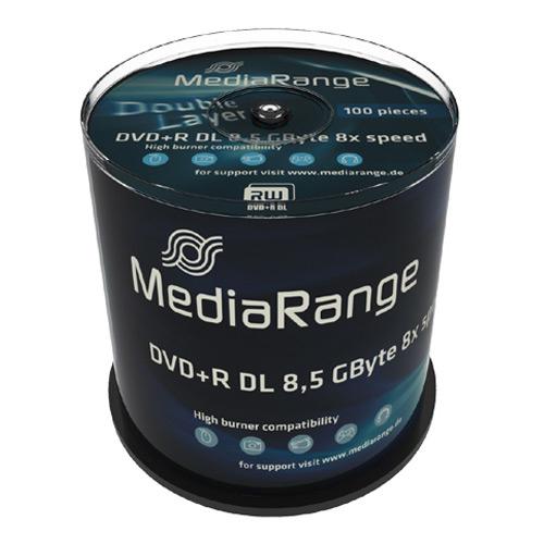 MediaRange DVD+R 8.5GB 100pcs 8x Double Layer