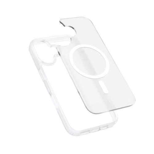CRONG Hybrid Matte Magnetic - MagSafe Case for iPhone 17 (White)
