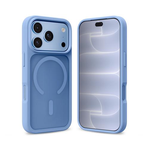 CRONG Hybrid Matte Magnetic with MagSafe Case iPhone 18 Pro / 17 Pro (Blue)