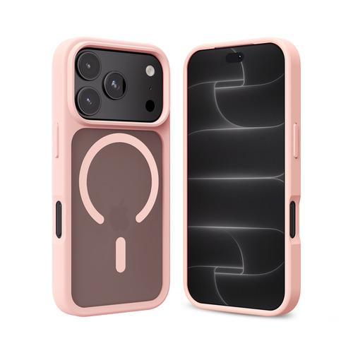 CRONG Hybrid Matte Magnetic with MagSafe Case iPhone 18 Pro Max / 17 Pro Max (Pink)