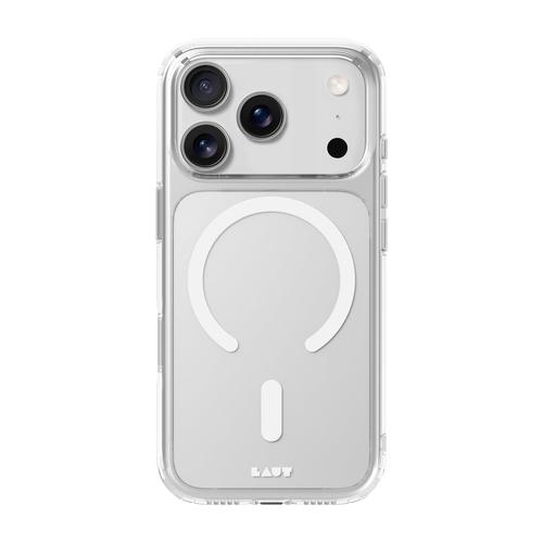 LAUT CRYSTAL FLURO for iPhone 17 Pro - Clear Light Grey