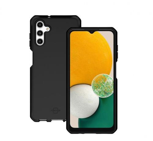 Mobilis SPECTRUM Case solid black material - Galaxy A13/A04s Soft Bag