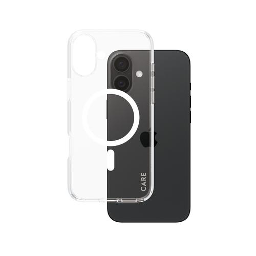 PanzerGlass CARE™ by ® Urban Combat Case Transparent w. White MagSafe for iPhone 16 Plus