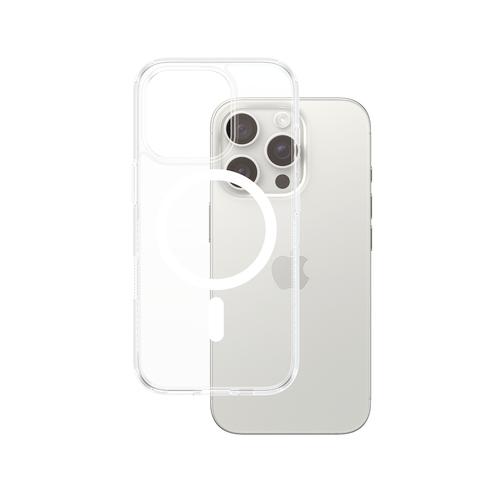PanzerGlass ® HardCase Transparent with White MagSafe iPhone 16 Pro