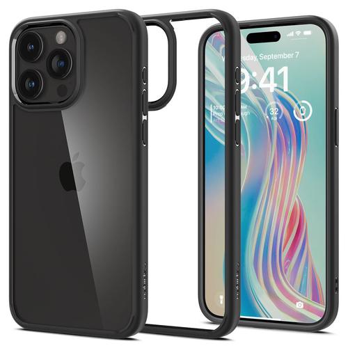 Spigen ACS06570 mobile phone case 17 cm (6.7") Cover, Black, Transparent