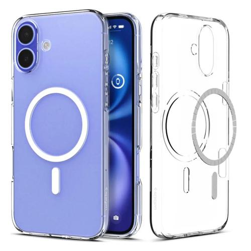 Spigen Liquid Crystal MagFit iPhone 16 Plus, crystal clear
