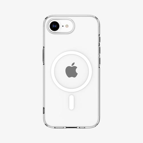 Spigen Liquid Crystal (MagFit) iPhone 16e Case Clear White