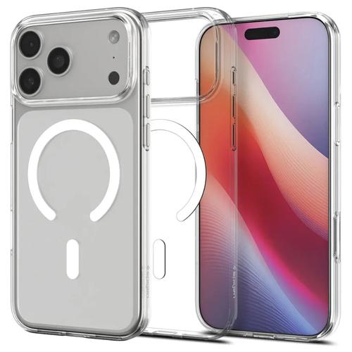 Spigen Liquid Crystal (MagFit) iPhone 17 Pro Max Case, Clear White