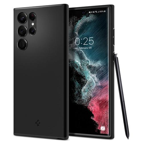 Spigen Slim-fit mobile phone case, 17.3 cm (6.8 inches), Black