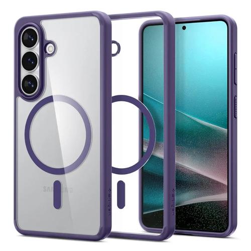 Spigen Ultra Hybrid (MagFit) Galaxy S26+ Case, Deep Purple