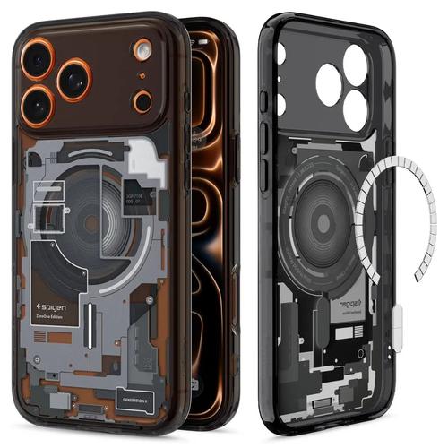 Spigen Ultra Hybrid (MagFit) iPhone 17 Pro Case Zero One Black