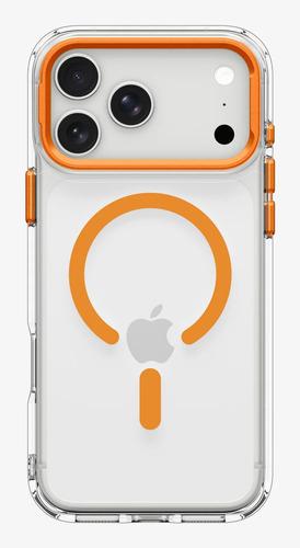 Spigen Ultra Hybrid Optik S (Mag Fit) mobile phone case 17.5 cm (6.9) Cover Transparent, Orange