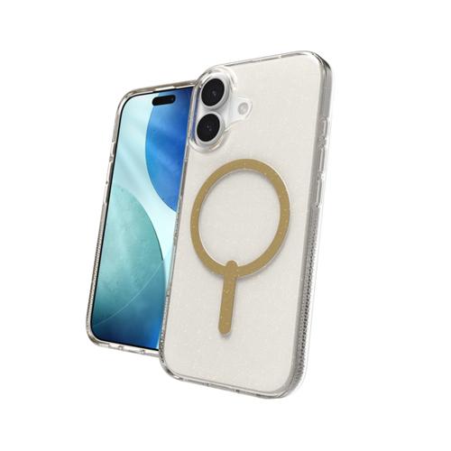 Zagg Milan Snap Case for Apple iPhone 17 Glitter Gold