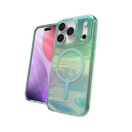 Zagg Milan Snap Case for Apple iPhone 17 Pro, Iridescent Oil Slick