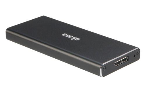 Akasa AK-ENU3M2-BK storage drive enclosure, SSD enclosure, Black M.2