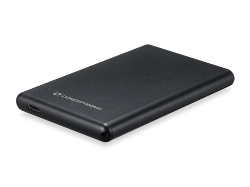 Conceptronic 2.5" SATA HDD/SSD Enclosure USB-C 3.2 6Gbps sw