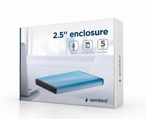 Gembird EE2-U3S-3-B storage drive enclosure, HDD