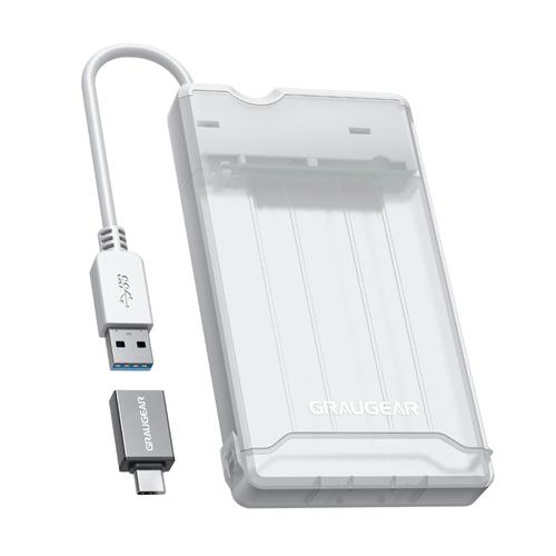 GRAUGEAR external enclosure for 2.5" HDD/SSD USB 3.2 Aluminum