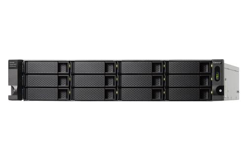 QNAP TL-R1200C-RP storage drive enclosure HDD/SSD enclosure Black, Grey 2.5/3.5