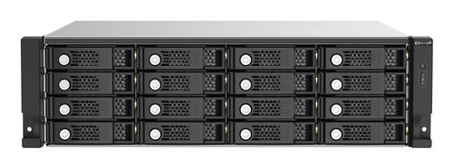 QNAP TL-1620Sep-RP HDD enclosure, Black, Grey, 2.5/3.5