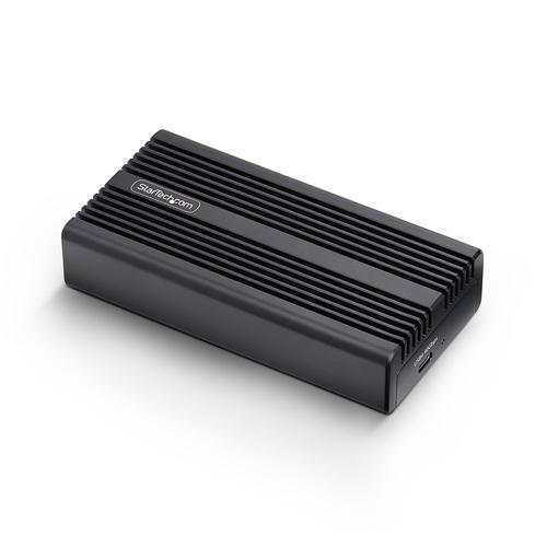 StarTech.com USB4 M.2 NVMe Enclosure, 40Gbps, External USB-C/Thunderbolt NVMe SSD Enclosure, Aluminum Heatsink Case, B+M/M-Key
