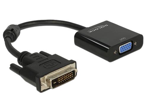 Delock DVI Adapter DVI(24+1) - D-Sub15 St/Bu