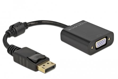 Delock DisplayPort Adapter 1.2 Connector VGA Socket Black