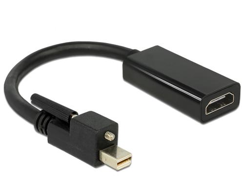 Delock DisplayPort Adapter mini DP - HDMI St/Bu 4K +Sch