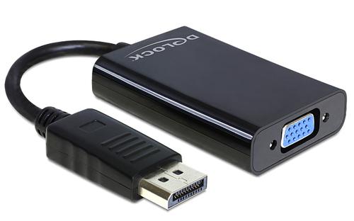 Delock DisplayPort Adapter DP - D-Sub15 St/Bu + Audio