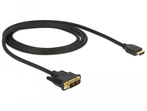 Delock DVI cable 18+1 pin, single