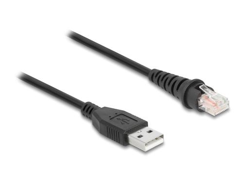 Delock RJ50 to USB 2.0 Type-A Barcode Scanner Cable 2 m