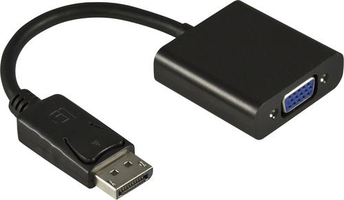 Deltaco DP- VGA7 video cable adapter 0.2 m DisplayPort VGA (D-Sub) Black