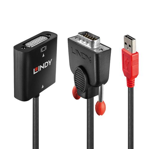 Lindy VGA to DVI-D converter 1920x1200 Power over USB