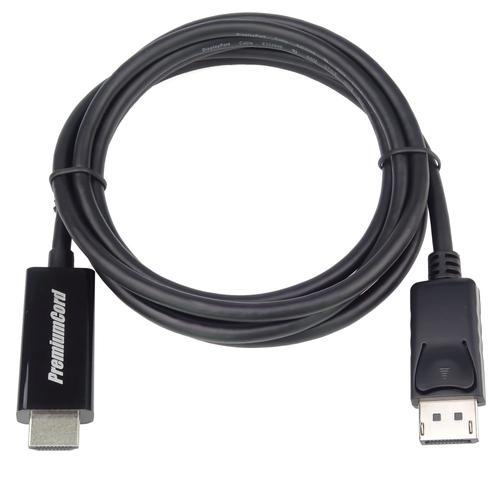 PremiumCord displayPort to HDMI Adapter, 3 m, Black