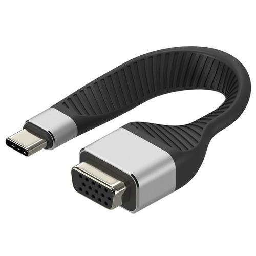 Techly Type C on VGA socket flexible adapter