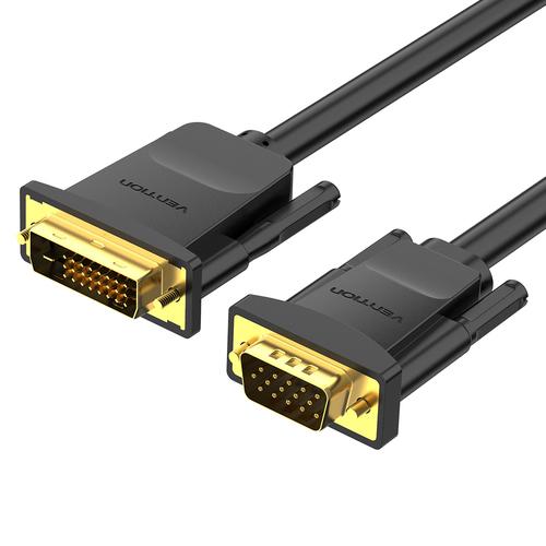 Vention DVI(24+1) to VGA Cable, 1.5 Meters, Black