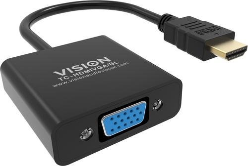 Vision TC-HDMIVGA/BL video cable adapter 0