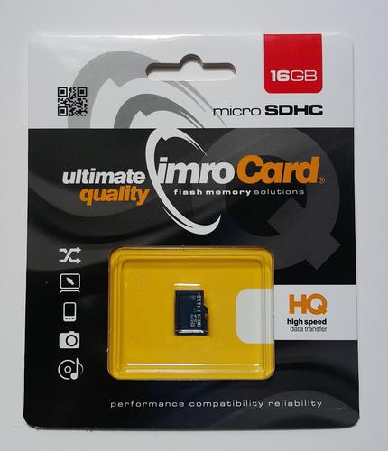 IMRO 10/16G UHS-I memory card 16 GB MicroSDHC Class 10
