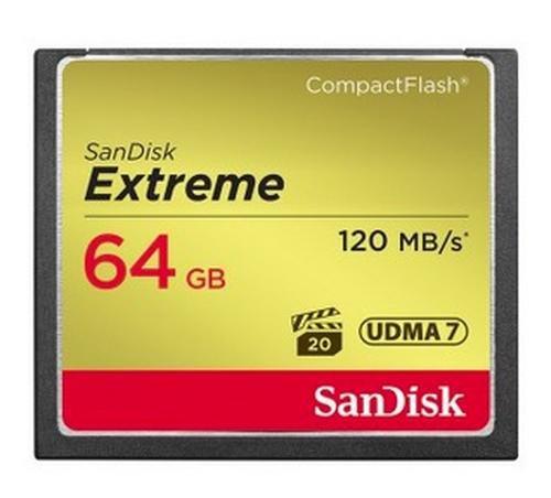 SANDISK CF Extreme 64GB CompactFlash (SDCFXSB-064G-G46)