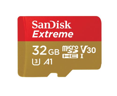 SANDISK Extreme 32 GB microSDHC (UHS-I