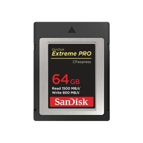 SANDISK CFexpress card SDCFE-064G-GN4NN / Extreme PRO CFexpress 64GB Black