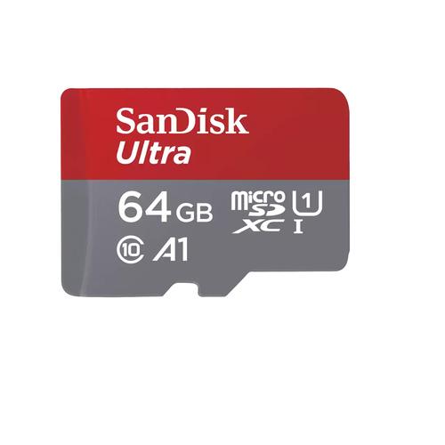 SANDISK 64 GB Ultra MicroSDXC UHS-I Class 10