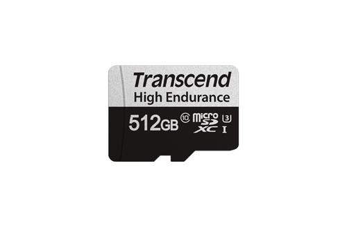 Transcend SD microSD Card 512GB SDXC USD350V with adapter