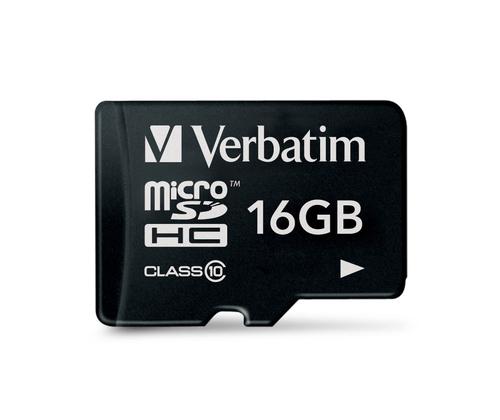 Verbatim SD MicroSD Card 16GB SDHC