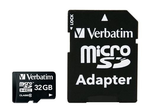 Verbatim SD MicroSD Card 32GB SDHC Premium Class10 + Adapter retail
